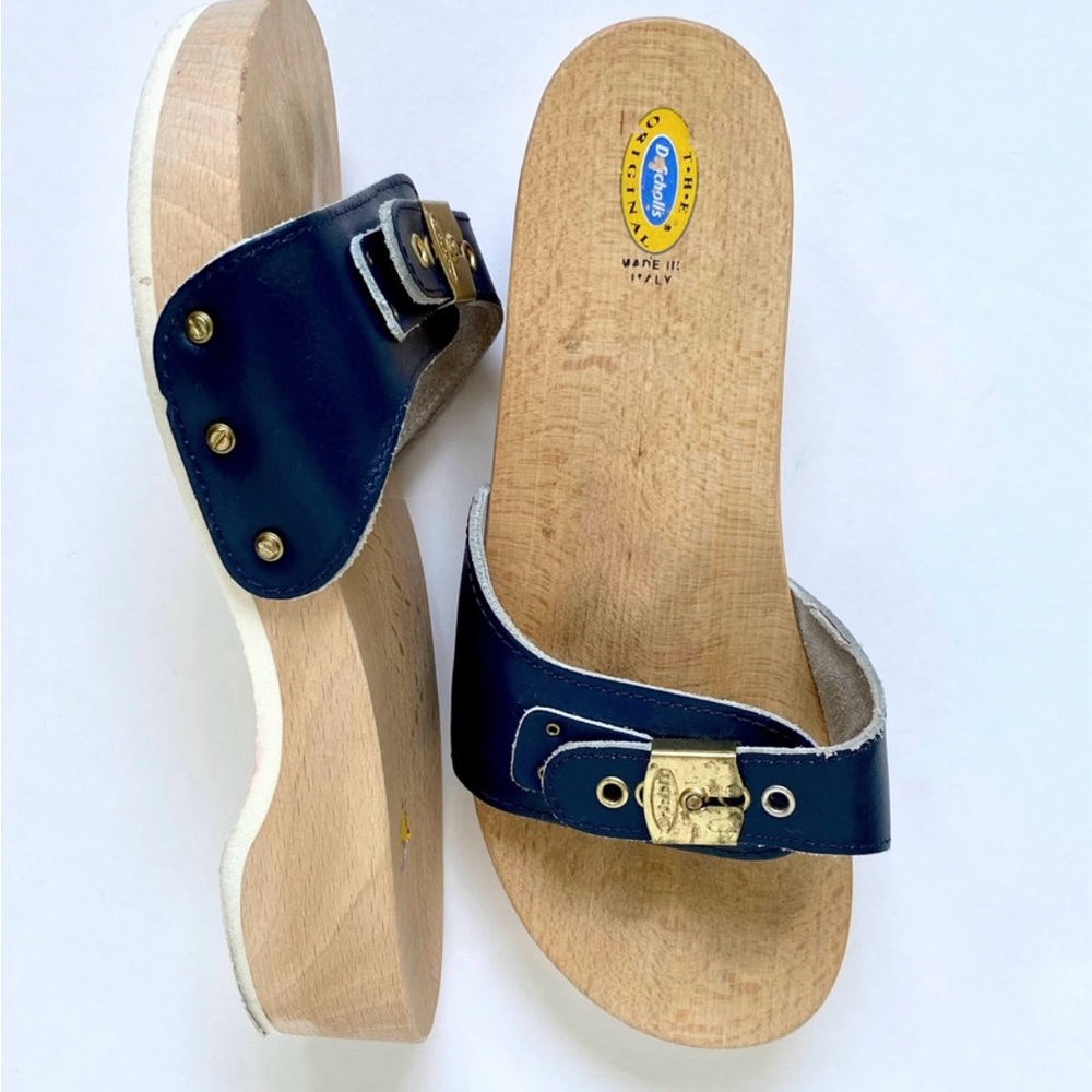 Dr scholls wooden sandal